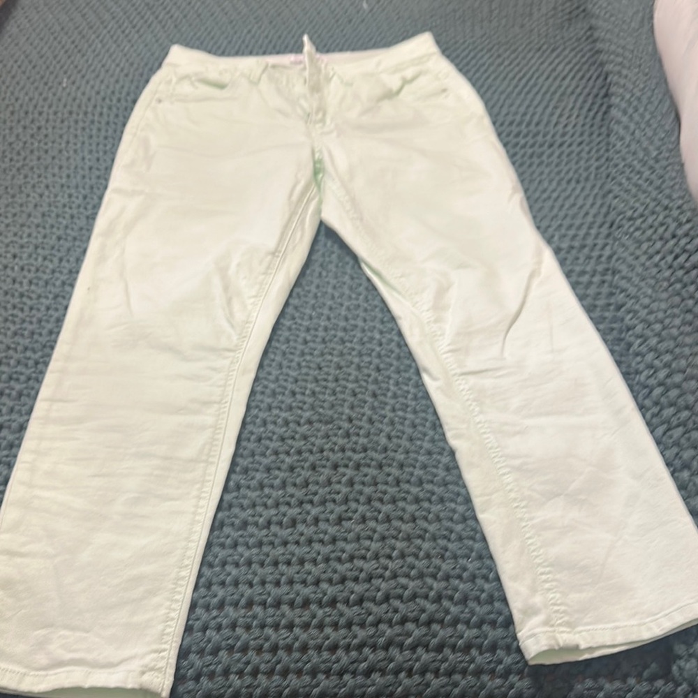 Gibson Latimer Light Green Cropped Pants